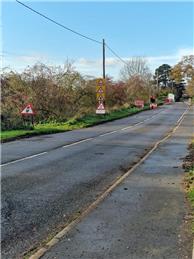 Update on work in Longdon Bridge and traffic lights