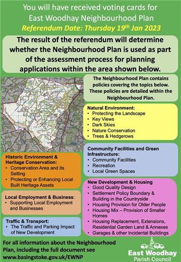  - East Woodhay Neighbourhood Plan referendum
