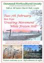 Talk on Feb 7th Creating Movement While Frozen Still