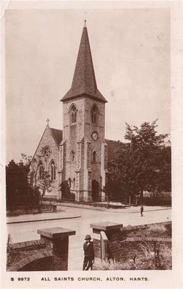 All Saints Church  - Postmarked 14.8.1912 - New Postcard added to website