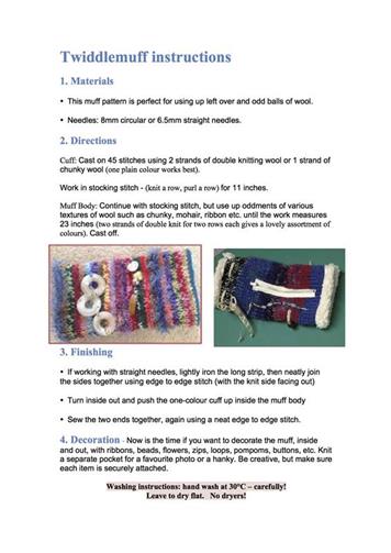  - How to make a Twiddlemuff -  A Christmas Activity from Dementia-friendly Alton