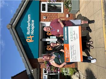 Gala Donations to Rotherham Hospice