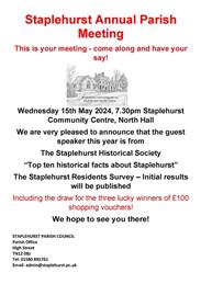 Staplehurst Annual Parish Meeting