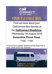 7th August Call Connect Roadshow