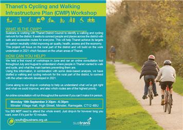 Help create a vision for the future of walking and cycling in Thanet