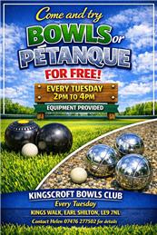 Try Bowls & Pétanque – Absolutely FREE!