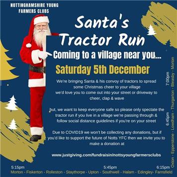  - Update: Santa Tractor Run This Weekend