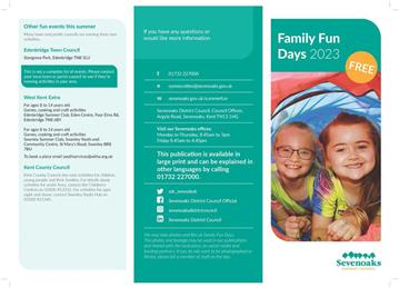  - Sevenoaks Free Family Fun Day