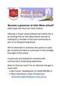 Become a governor at John Blow school!