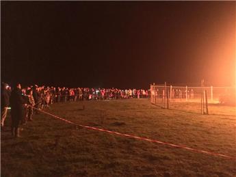 Remembrance Day Beacon Lighting - Bomere Heath