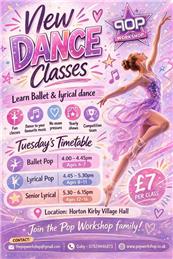 New Dance Class for Children at the Village Hall starts Tomorrow, Tuesday 21st April