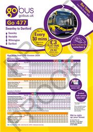 GoBus 477 Bus Timetable