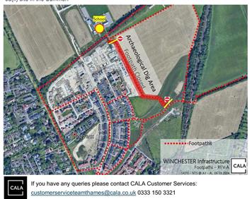  - Notice of footpath closure in Kings Barton