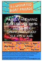 Spade Oak Wharf Illuminated Boat Parade - 28th Sept