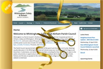 New Whittingham Parish Council Website Launched