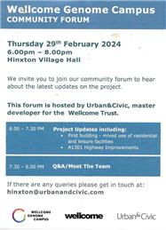 Community Forum - 29th Feb