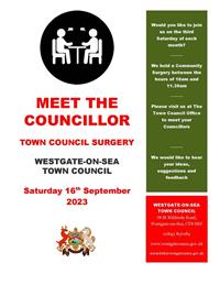 Meet the Councillor - Town Council Surgery
