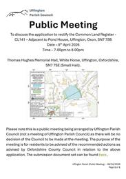 Public Meeting