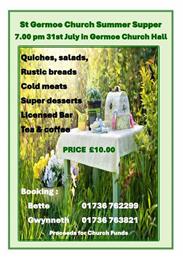 St Germoe Church Summer Supper