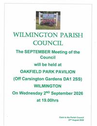 September Meeting of the Council