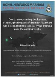 RAF Marham - flying activity