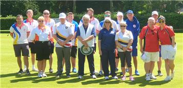 Invitational Open Pairs Tournament at Bournemouth Bowling Club.