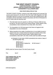 Has Made Document Amendment 2 - Thanet