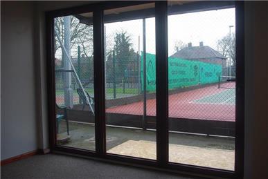 View of the courts - Clubhouse Extension