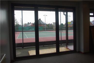 Another view of the courts - Clubhouse Extension