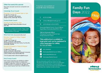 SDC Free Family fun Day at the Heathside South Darenth