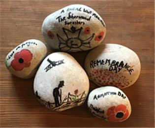 Remembrance Sunday Stones