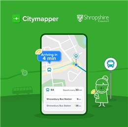Citymapper Journey Planning App for Shropshire