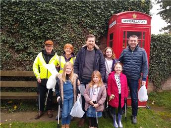 Another successful clean up of our two villages