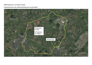 Temporary Closure of: B4069 (Part), Sutton Benger (10/05/21 - 24/05/21)