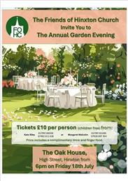 Friends of Hinxton Church: Annual Garden Evening