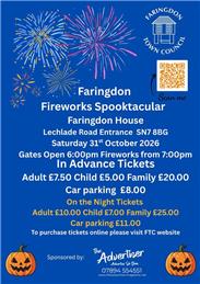 Faringdon 'Spooktacular' Fireworks