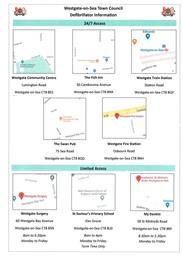 Defibrillator Locations in Westgate-on-Sea