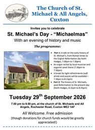 St. Michael's church Cuxton - Michaelmas Day September 29th