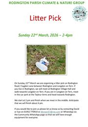Litter Pick on 22nd March