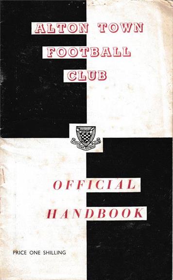 Alton Town Football Club - Official Handbook from 1957 - New item added to website
