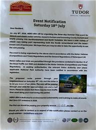Motor Trial Event 18 July 2026