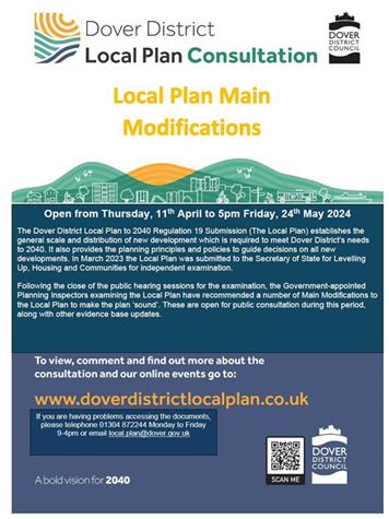  - DDC Local Plan Main Modifications Consultation Now Open