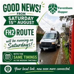 Hopper bus Saturday service starts on 15 August