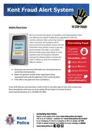 Kent Fraud Alert System