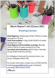 Art Classes Starting Soon