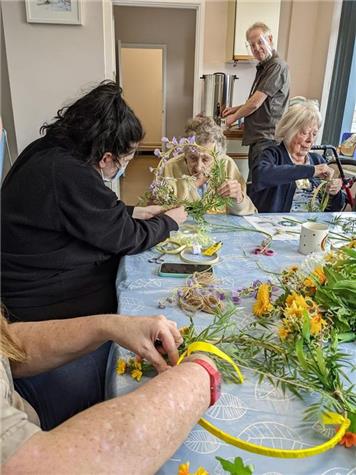 Attention to detail - Getting Floral down at Alton Community Centre