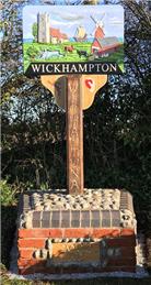 New Village Sign for Wickhampton