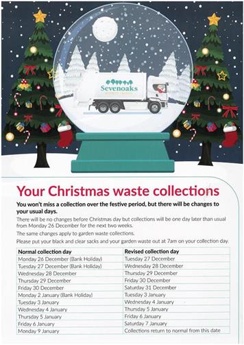  - Christmas Waste Collections