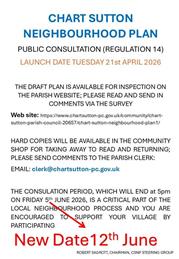 Chart Sutton Local Neighbourhood Plan - Action Needed !
