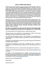 Temporary Road Closure